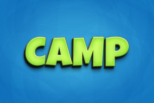 Camp: A Dynamic 3D Text Style for Modern Design
