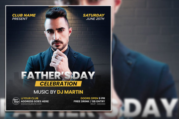 Creative Father's Day Social Media Post & Flyer