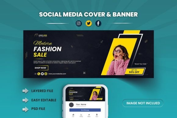 Elevate Your Brand with Fashion Sale Social Media Covers & Banners