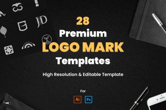 Instant Brand Identity: The Premade Logos Mark Collection