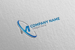 Letter M Logo Design 25: Modern Digital Identity