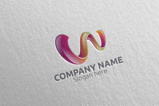 Letter W Logo Design 37: Modern Digital Vector Icon
