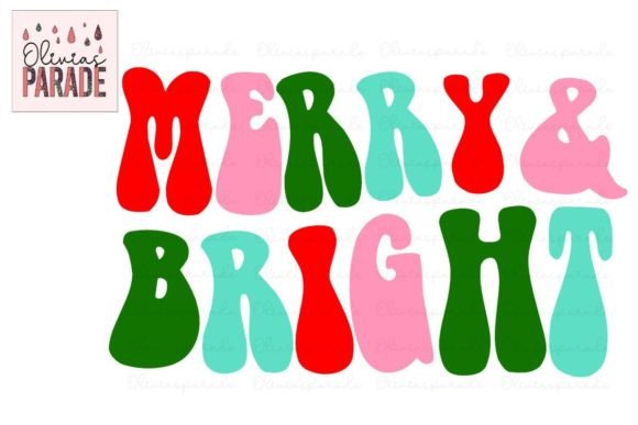 Merry & Bright Retro Christmas: A Festive Design Essential