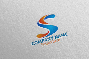 Modern Letter S Logo Design for Financial & Digital Brands