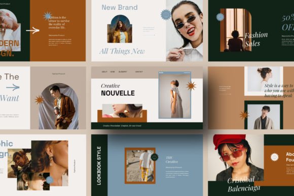 NOUVELLE Powerpoint Template: Modern Design for Professionals