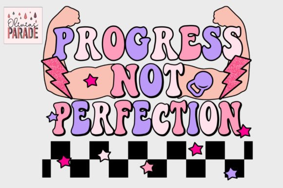 Progress Not Perfection: Your Fitness Motivation Design Asset