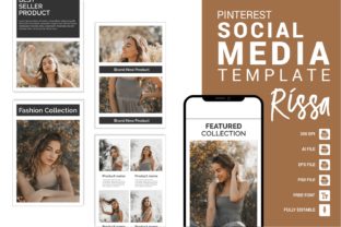 Rissa: Fashion Pinterest Templates for Creative Projects